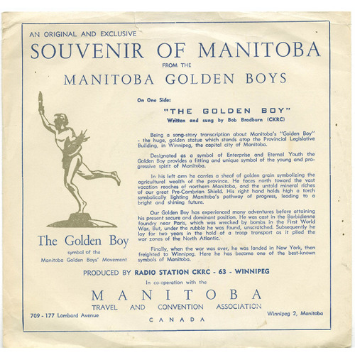 Wonderful Town b/w The Golden Boy