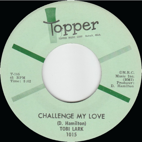 Challenge My Love b/w Sweep it Out in the Shed