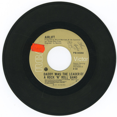 Daddy Was the Leader of a Rock 'N' Roll Band b/w All the Hours of Love