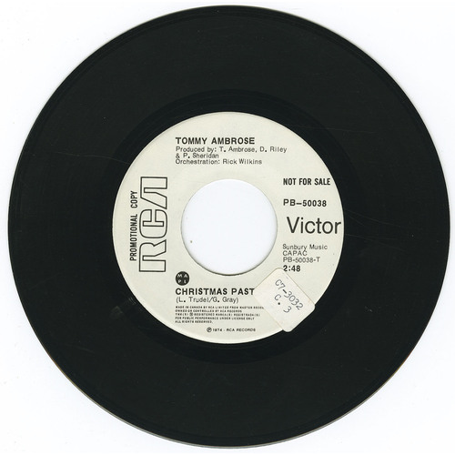 Christmas Past b/w Give a Prayer (promo)