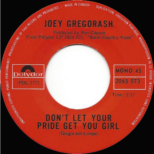 Don't Let Your Pride Get You Girl b/w Dollar Bill