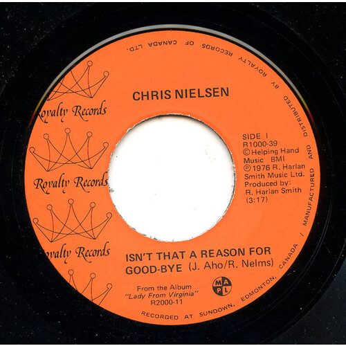 Isn't That a Reason for Good-Bye b/w Paper Roses