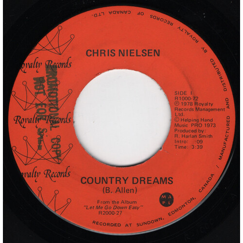 Country Dreams b/w Loving You is Right