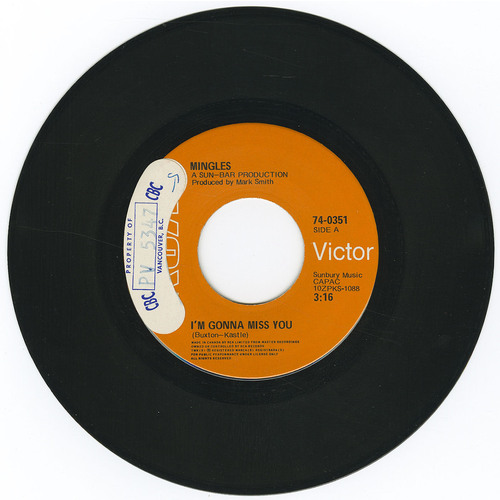 I'm Gonna Miss You b/w No Train Tonight