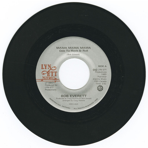 Mama Mama Mama Ode to Rock and Roll b/w Slow Down