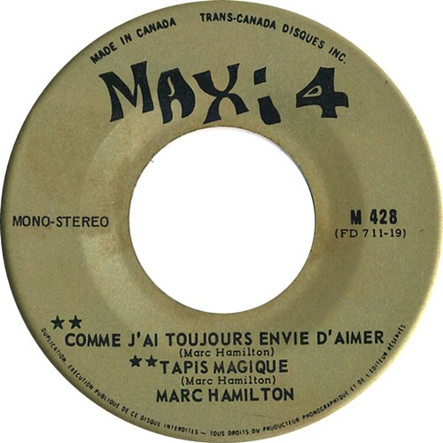 Comme J'ai Toujours Envie D'aimer / Tapis Magique b/w Rosemary / J'irai Un Jour à Paris