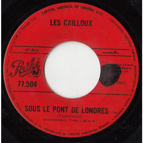 Sous le pont de Londres b/w Canot D'Ecorce