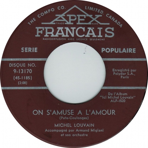 On s'amuse a l'amour b/w Monsieur Liszt