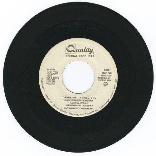 Grapejam: A Tribute to Don "Grapes" Cherry