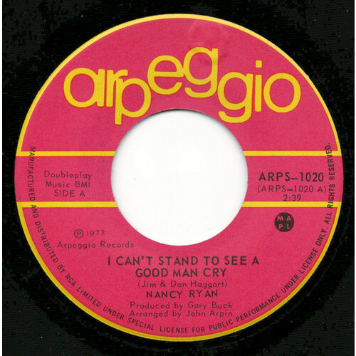 I Can't Stand to See a Good Man Cry b/w Polar Bear Special