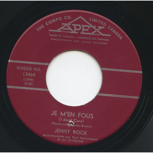 Je M'En Fou (I Don't Care) b/w Seul (Boys)