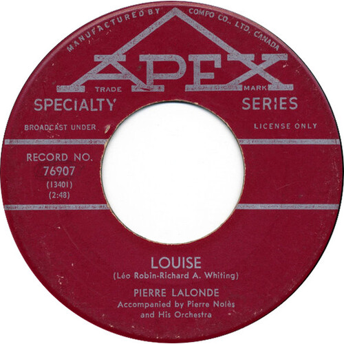 Louise b/w It's Gonna Be Cloudy