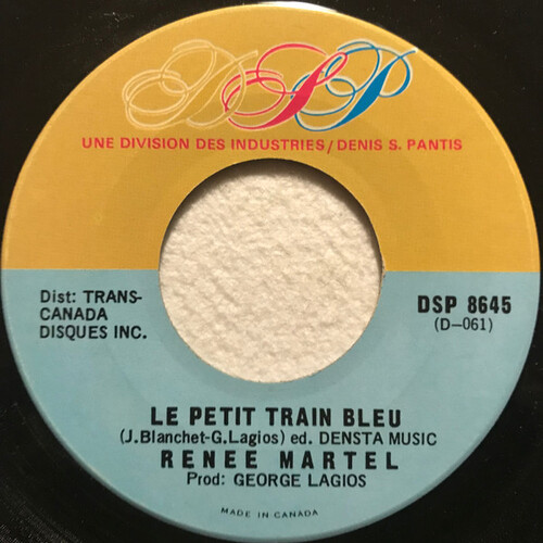 Le Petit Train Bleu b/w As-tu Vu Le Père-Noël