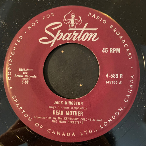 Dear Mother b/w In Daddy's Footsteps