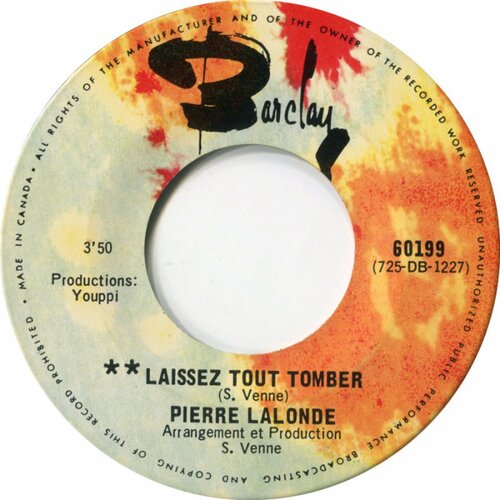 Laissez Tout Tomber b/w C'est Facile