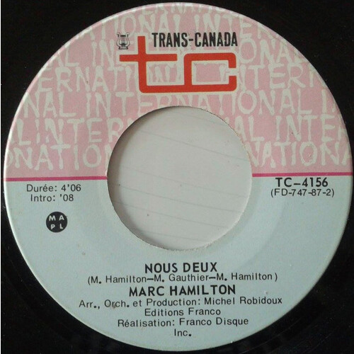 Nous Deux b/w Thème Du Matin - Gérard Manset (Instrumental)