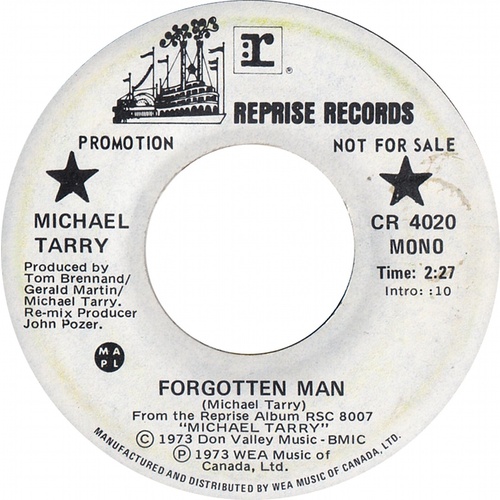 Forgotten Man (Mono) b/w Forgotten Man (Stereo)