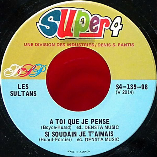 	A Toi Que Je Pense / Si Soudain Je T'Aimais b/w Pardonne-Moi / Par Amour Par Pitie