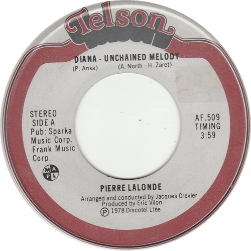  Diana - Unchained Melody b/w I'm So Lonesome I Could Cry