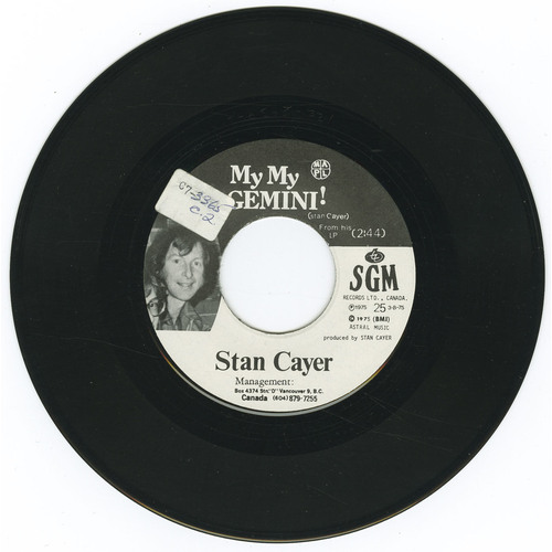 My My Gemini b/w I Love You