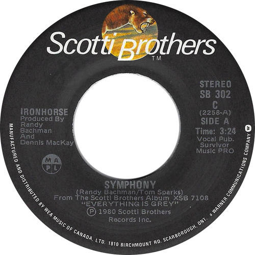  Symphony b/w Railroad Love