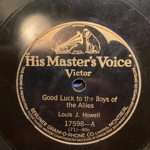 Good Luck to the Boys of the Allies // The Canadian Guns