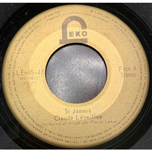 	Si Jamais b/w C’est Moi Qui Ce Soir
