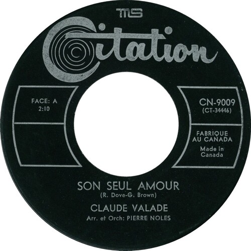Son Seul Amour b/w Coeur