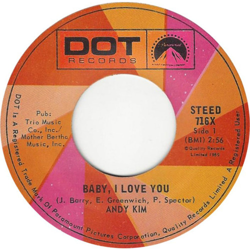  Baby, I Love You b/w Gee Girl