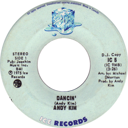  Dancin' b/w Dancin' (promo only)