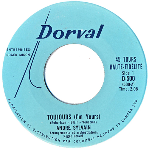 Toujours (I'm Yours) b/w La Vie D'artiste