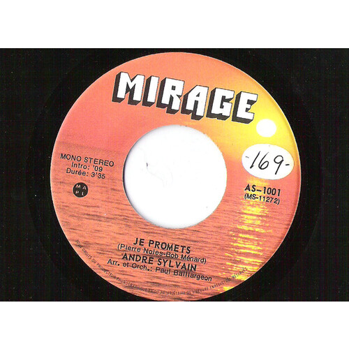 	Je Promets b/w A Vivre Sans Enfant