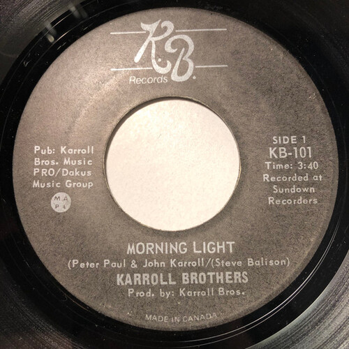 Morning Light b/w Need Your Love