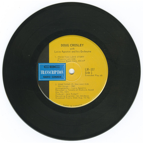 With Lucio Agostini and his Orchestra