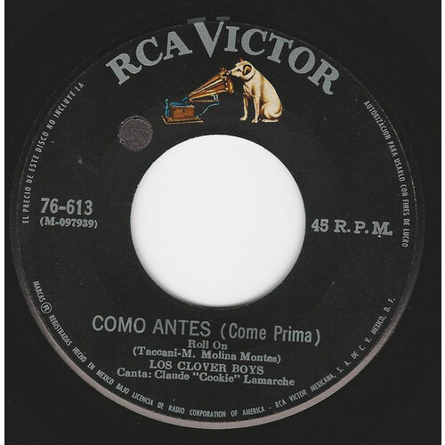 	Como Antes (Come Prima) b/w Borracho