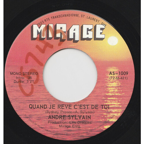 Quand Je Reve C'est De Toi b/w Si Tu As Besoin D'un Ami