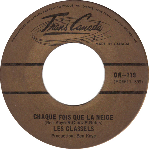 Chaque Fois Que La Neige b/w Les Soirs D'Hiver