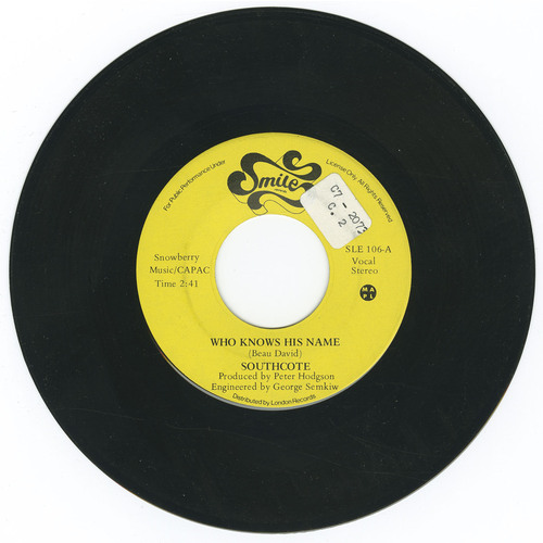 Who Knows His Name b/w Really Just Roadies