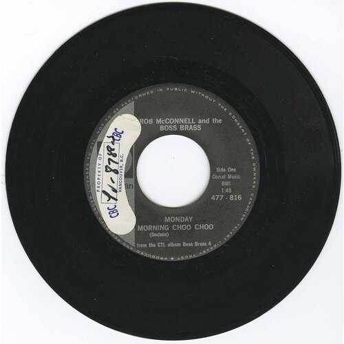 Monday Morning Choo Choo b/w Canadian Pie