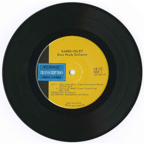 One Less Bell/ Child of Mine b/w Rainy Days And Mondays/ Musical Friends