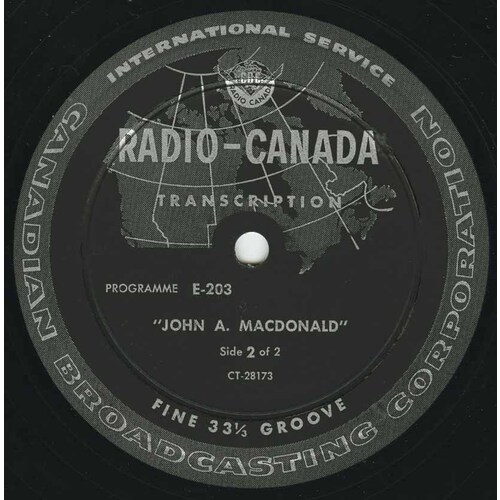Writers of Canada 8: John A. MacDonald