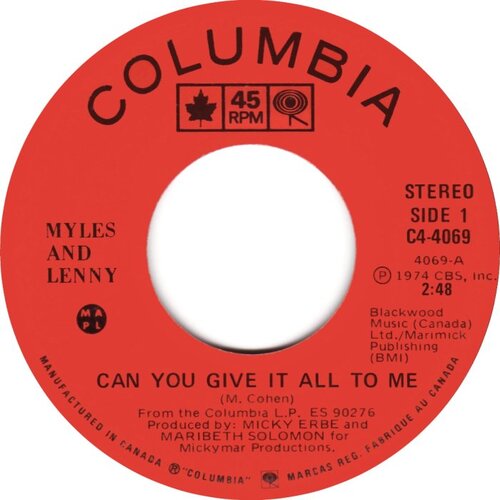 Can You Give It All to Me b/w Don't Come Crying to Me