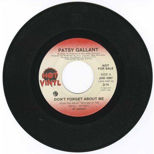 Don't Forget About Me b/w Love is a Freedom Song