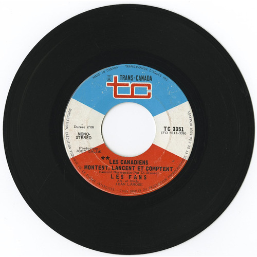 Les Canadiens Montent, Lancent et comptent b/w The Canadians Skate, Shoot and Score