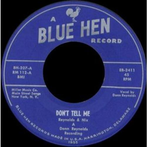 Don't Tell Me b/w Blue Mountain Waltz