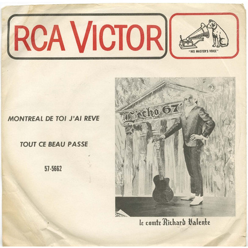 Montreal de toi j'ai reve b/w Tout ce beau passe (picture sleeve)