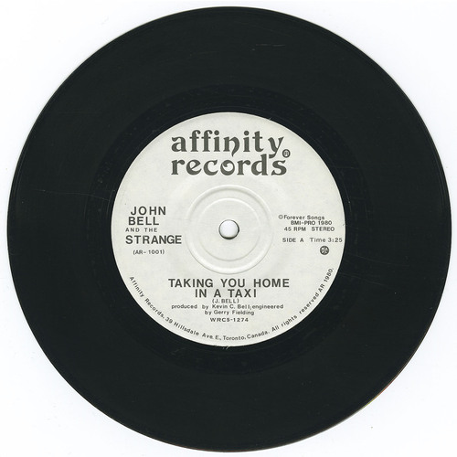 Taking You Home in a Taxi b/w Melissa