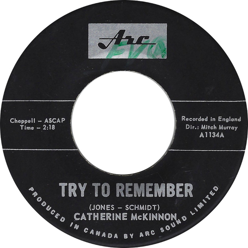 Try to Remember b/w The Wonder of You