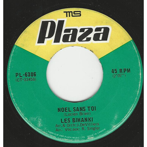 Noël Sans Toi b/w Vive Le Vent