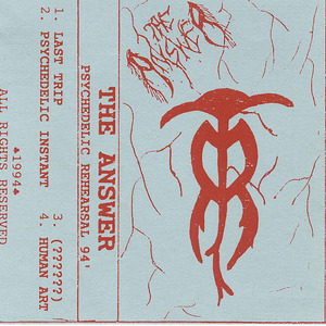 Cassette   the answer   psychedelic rehearsal 94 front
